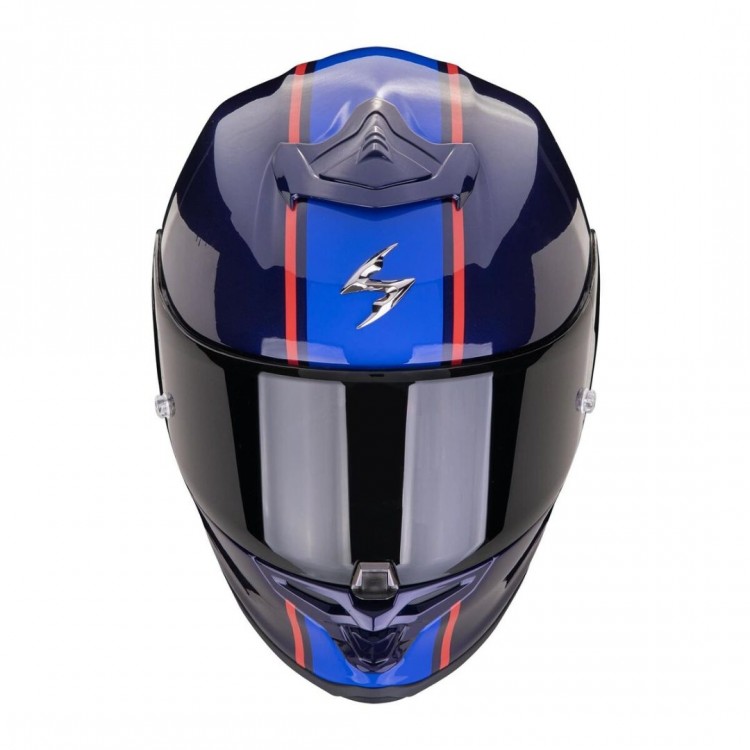 Scorpion EXO R1 Evo Air FC BARCELONA Lisanslı Spor Motosiklet Kaskı Mavi
